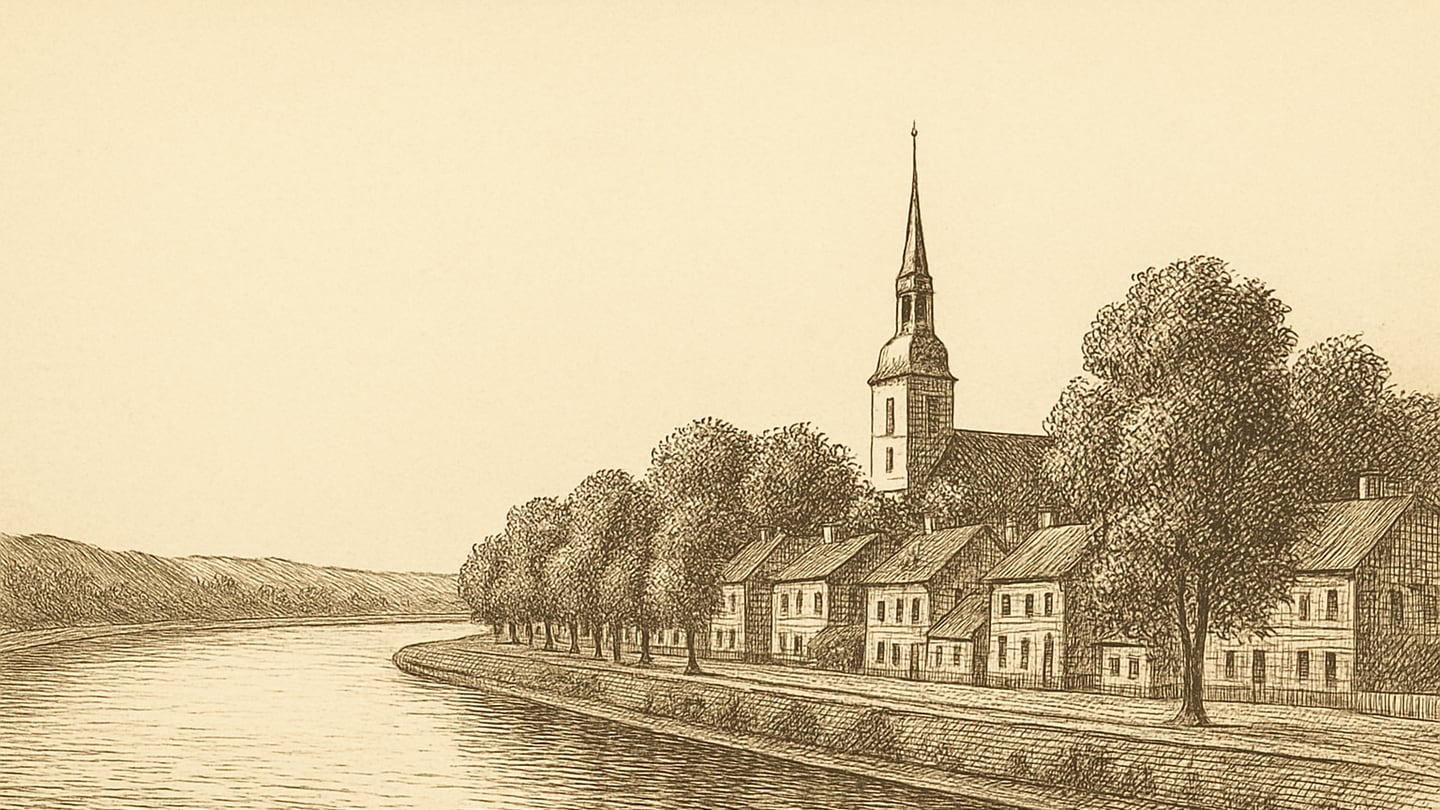 Jaunjelgava — litogrāfija