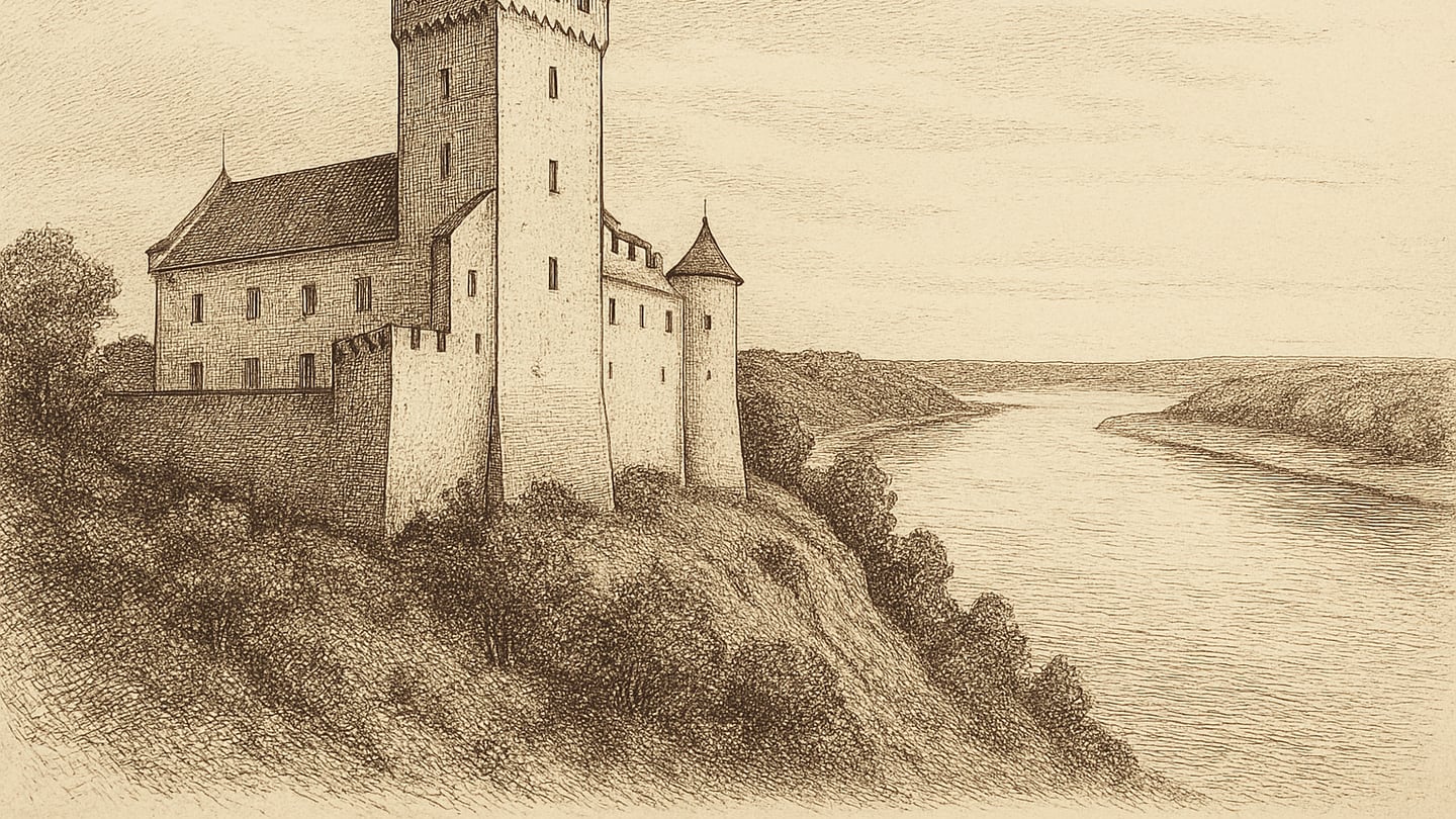Jēkabpils — litogrāfija