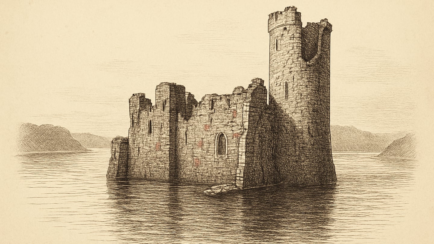 Koknese — litogrāfija