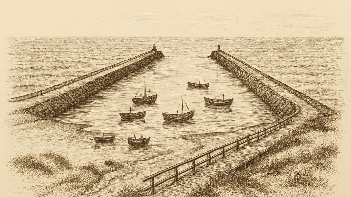 Pāvilosta — litogrāfija