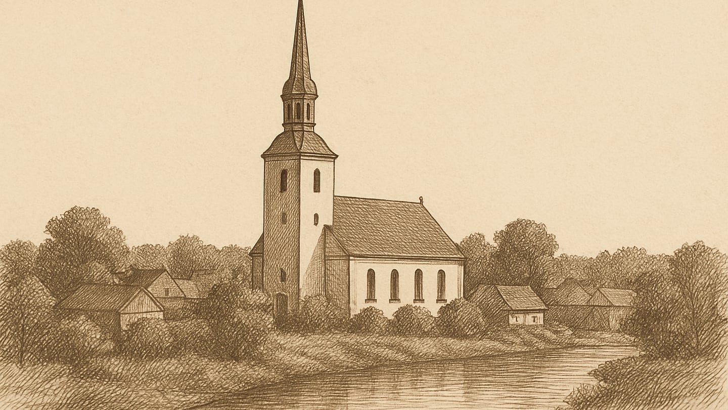 Rūjiena — litogrāfija