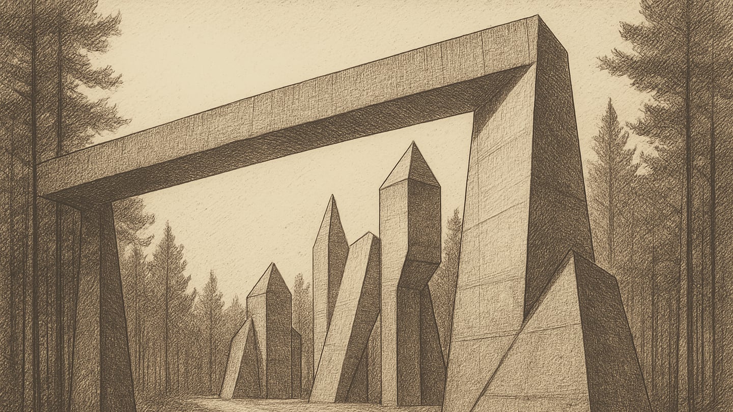 Salaspils — litogrāfija
