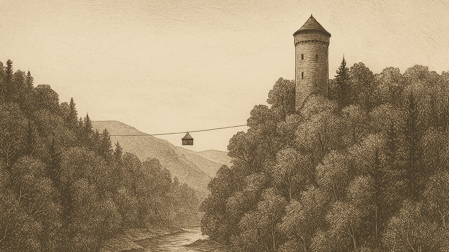 Sigulda — litogrāfija